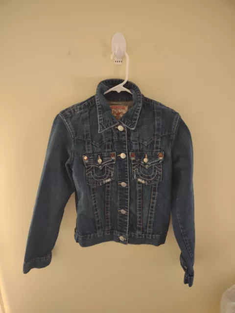 Girl's True Religion Denim Jacket Size Medium