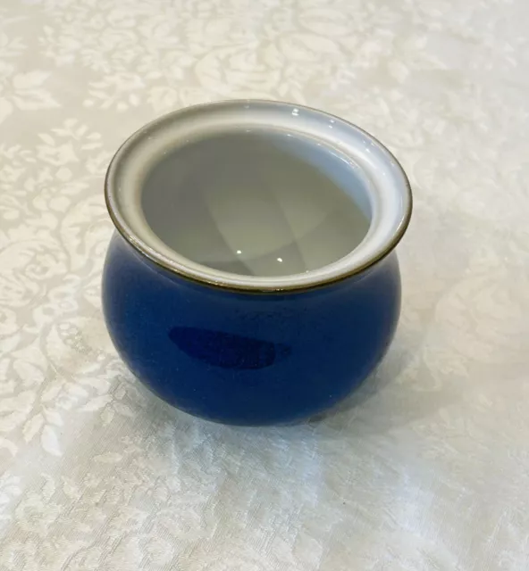 Denby  imperial blue open sugar bowl-Made in England-Beautiful! (no lid)