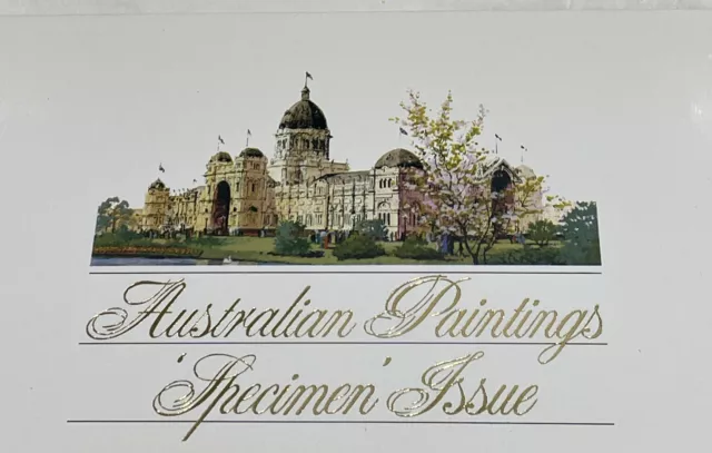 1984 Ausipex Australian Paintings ‘specimen’ issue pack ￼