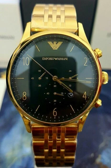 Armani orologio sales uomo oro