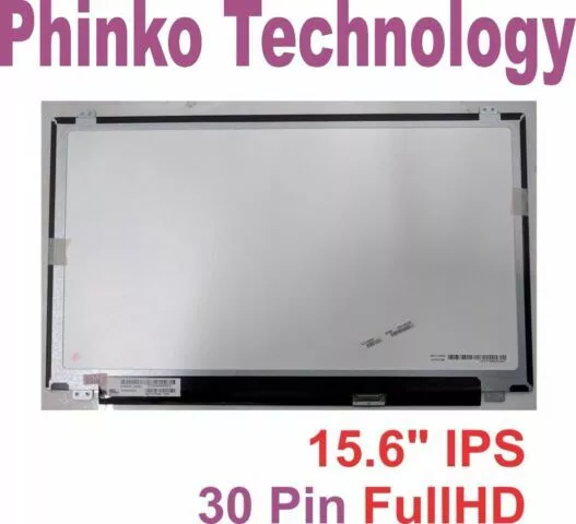 15.6" Slim LED FULL HD IPS Screen 1920x1080 30pin Compatible N156HCE-EAA