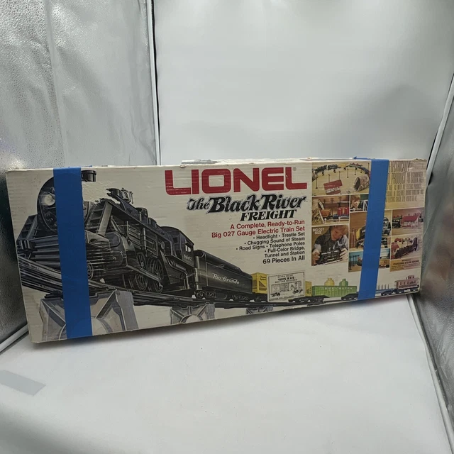 LIONEL 6-1662 THE Black River Freight Train Set Original Box - Empty