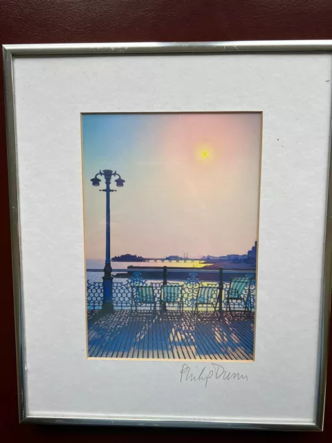 Philip Dunn Framed & Signed Print 'Here Today' Window Gallery Brighton