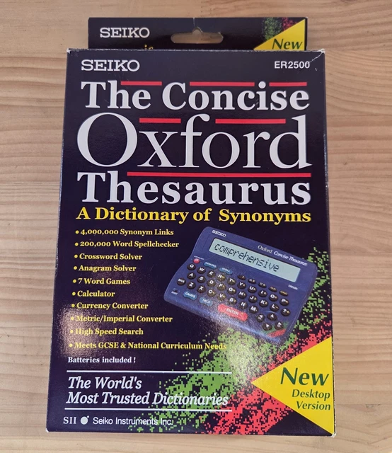 Seiko ER-3200 Oxford Crossword Solver for sale online Seiko ER-3200 Oxford Crossword Solver for sale online