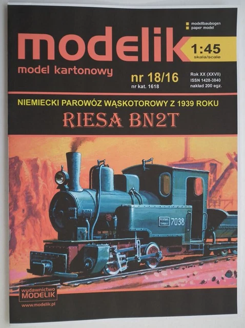Modelik Train MODELIK 18/2016 - Deutsche Dampflok Riesa Bn2t EUR 11,00 - PicClick DE