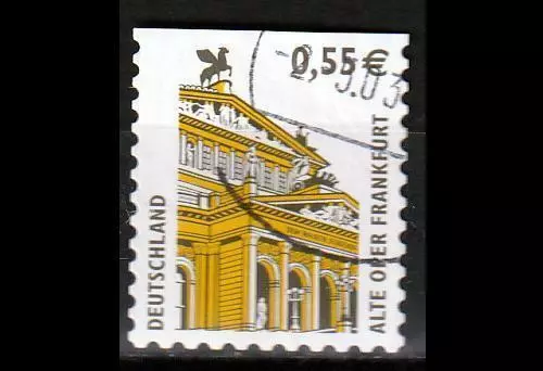 SWK Mi. 2304 BC SK oben geschnitten O - Alte Oper Frankfurt