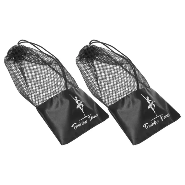 2 pz borse per scarpe da balletto mesh ballet bags ballet borse con corda per scarpe