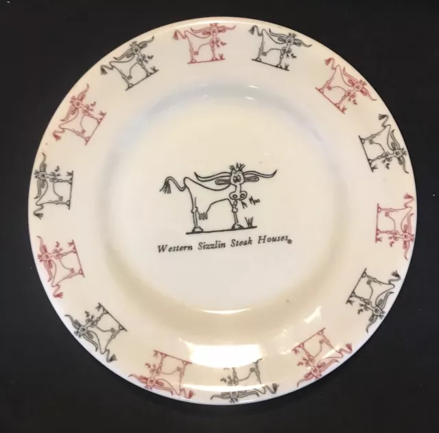 Shenango China Restaurant Ware  Western sizzling Steak House Bread Butter Plate