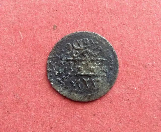 Egypt -silver coin, Ottoman Empire-Mahmut 1808 1839  0,3g-12mm RARE