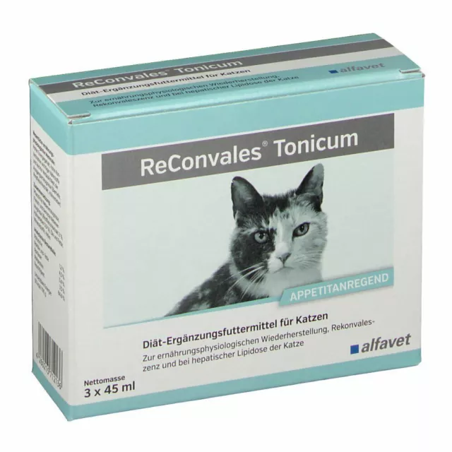 ReConvales Tonicum Katze 3 x 45 ml - APPETITANREGEND (159,26 €/L)