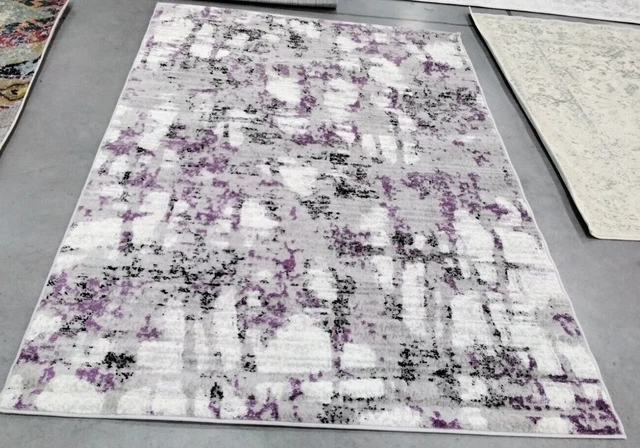 GREY / PURPLE 5'-1" X 7'-6" Damaged Rug, Reduced Price 1172737216 SKY193R-5