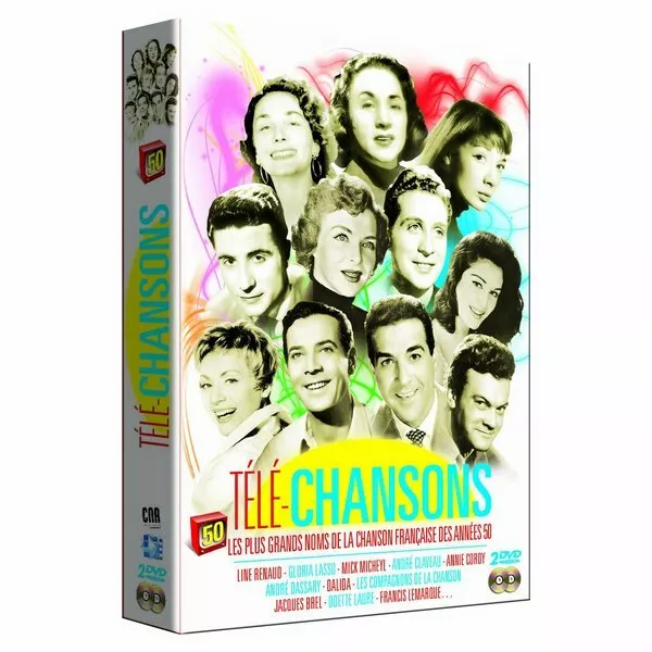 DVD Neuf - Télé-Chansons, Vol. 1 et Vol 2 - Les Plus Grands noms de la Chanson F