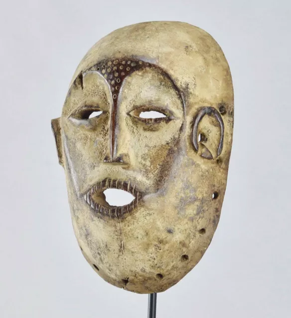 Superbe et rare Masque LEGA Culte du Bwami Mask Congo African Tribal Art mc 1850