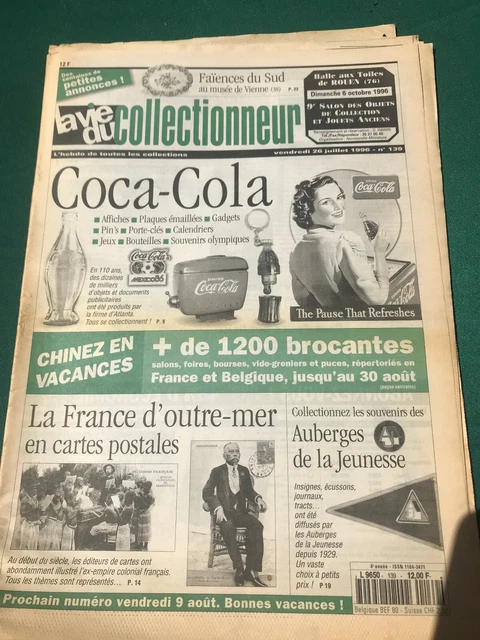 VIE DU COLLECTIONNEUR/COCA Cola/Cp France Outre Mer/Carte Routiere Usa ...