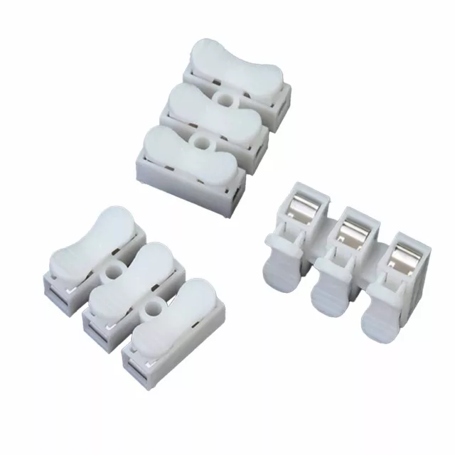 Easy Installation with 50PCS CH3 Spring Wire Connector Set Terminal Block