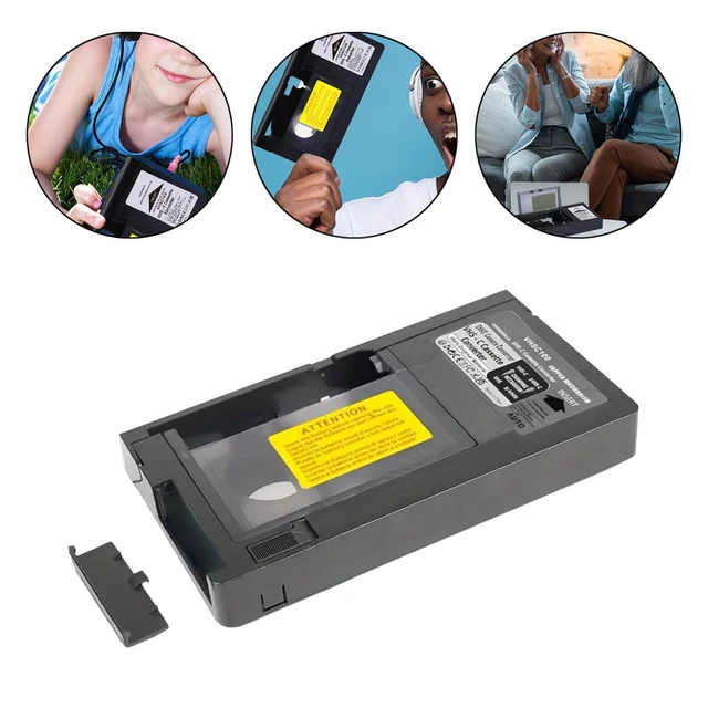 VHS TO VHSC Cassette Converter Device Tape Adapter for Video Cassette ...