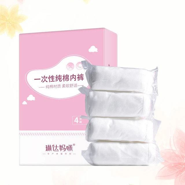 4 pz biancheria intima donna monouso slip tangas monouso Calzone De Mujer cotone