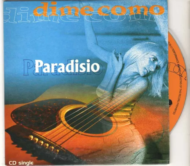 Paradisio - Dime Como - CDS - 1997 - Eurohouse 2TR Cardsleeve