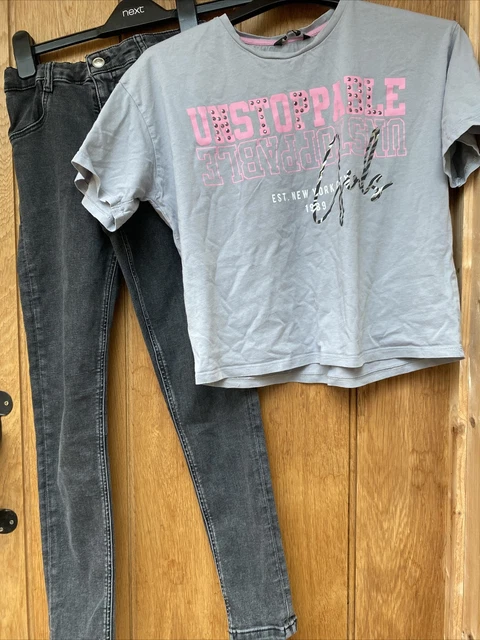 Bundle of girls clothes age 13-14. zara Jeans VGC & George T shirt BNWOT
