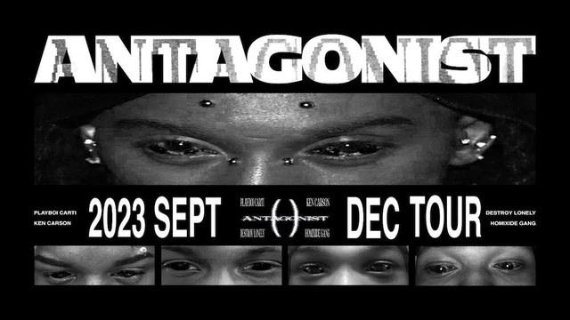 ANTAGONIST TOUR Playboi Carti 1X PARTERRE- 27 novembre 2023 Milano