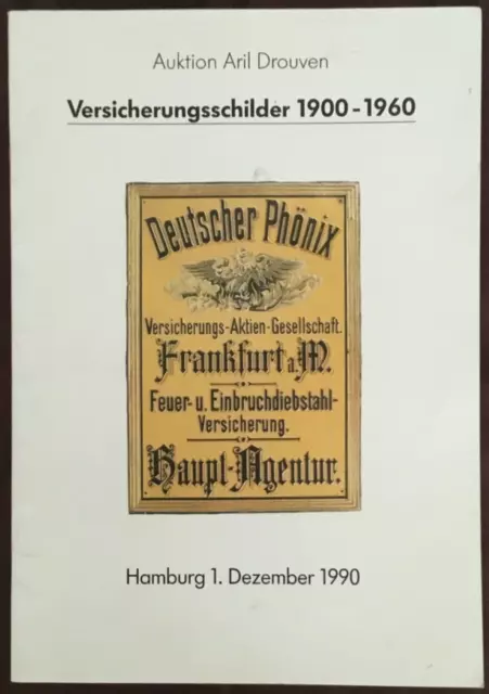 Auktion Aril Drouven Versicherungsschilder 1900 - 1960, 1. Dez 1990, eBay Video!
