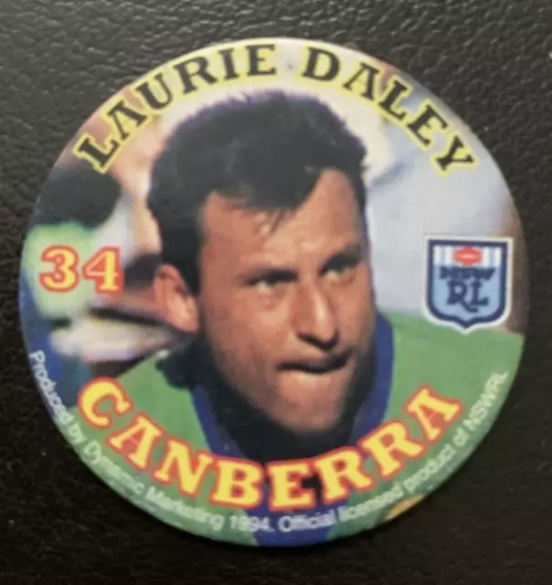 Laurie Daley1994 Rugby League Coca-Cola TAZO #20 free post