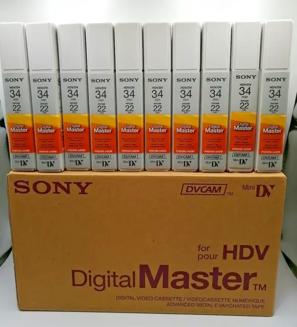 [Unused] Sony Digital Master PHDVM-34DM tape for Pro HD camcorder 10 From JAPAN