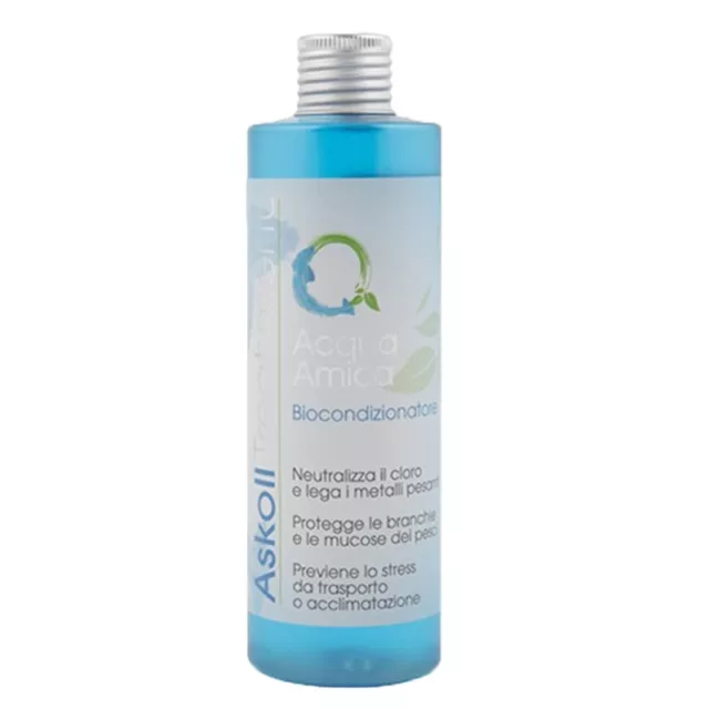 Askoll Acqua Amica 120 ml Biocondizionatore Neutralizzante Cloro per Acquario