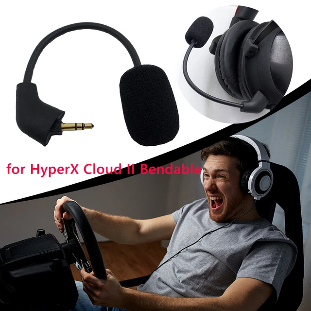 REPLACEMENT GAMER HEADPHONES Mic Microphone for HyperX Cloud II Gaming