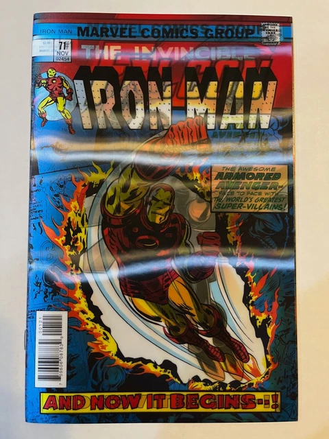 MARVEL Falcon #1 - Invincible Iron Man #71 Lenticular Homage Variant BLACKHEART