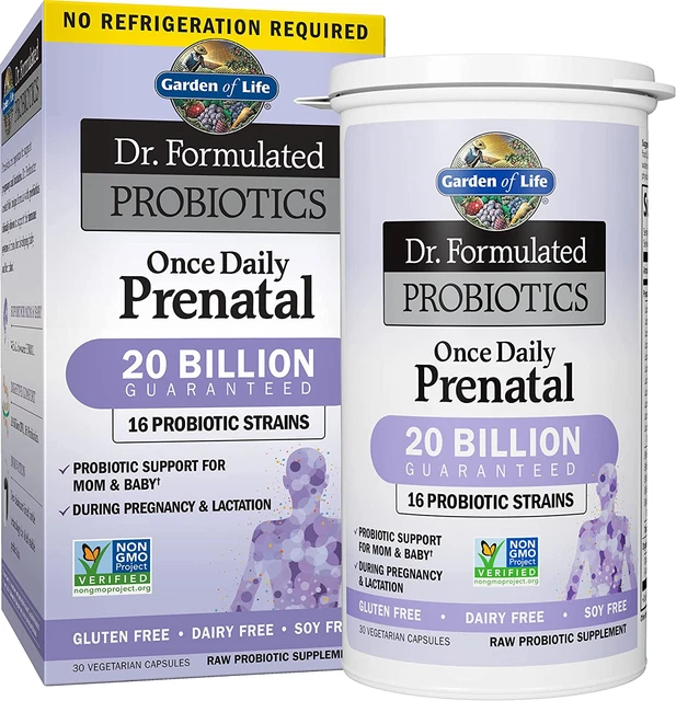 Garden of Life - Dr. Formulated Probiotics Once Daily Prenatal - Acidophilus and