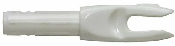 Easton G Nock Large Groove Doz Bag White