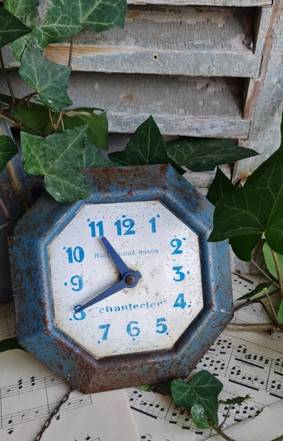 Une Miniature Pendule En émail Fin XIXè Siècle