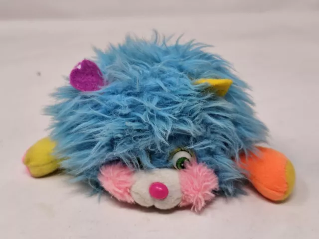 Vintage Puffling Popples Plush Toy 1986 Blue Rare 12