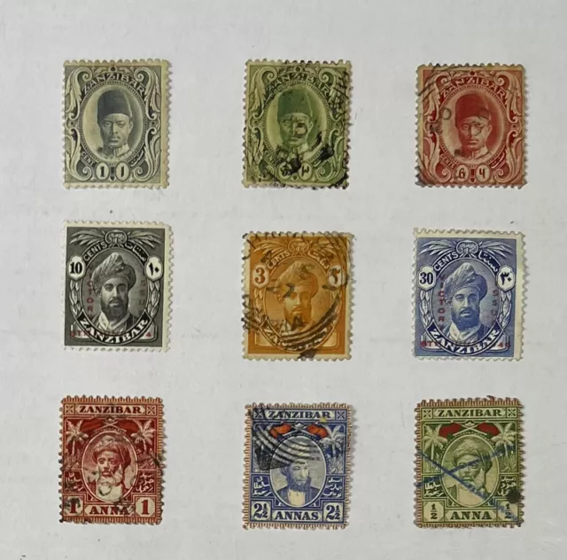 Zanzibar 1896 Early Issues Used Stamps #R507