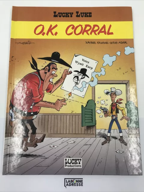 BD LUCKY LUKE ok corral EO 1997 Fauche Adam Lucky Production