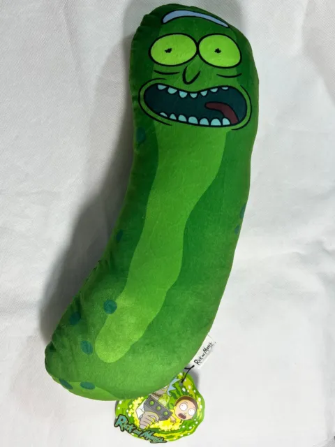 Pickle Rick Plush NEW GIFT Rick And Morty Pillow Teddy Plushies Large Fun Tags