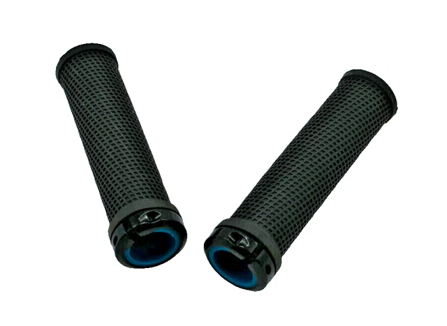 Poignées De Guidon Vélo Cube – Noir/Noir – Course/VTC – 132mm – Montage Par Vis