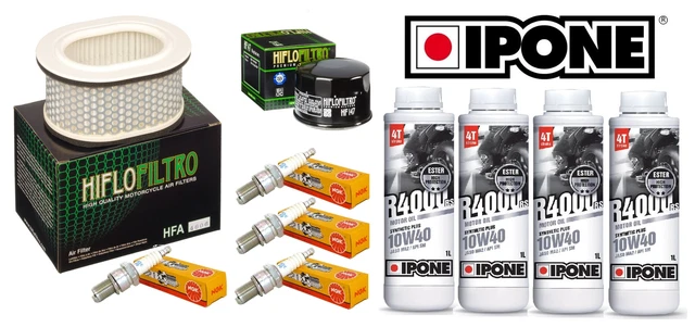 Pack De Vidange Filtre à Huile 4L Ipône/Igol - Pour Yamaha YZF-R6, XJ, Diversion, FZ-07 (neuf)