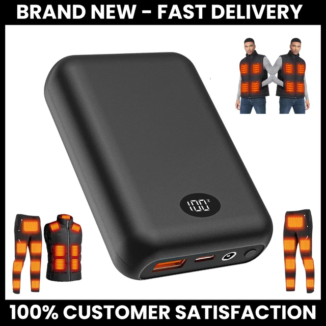 thumbnail image 2 of 20000mAh Heated Vest Battery Pack Compatible With ORORO And 2 of 14