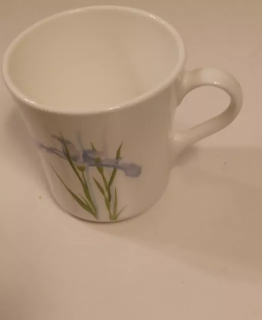 Corning Ware Corelle SHADOW IRIS Coffee Mug Tea Cup Purple Flower Replacement