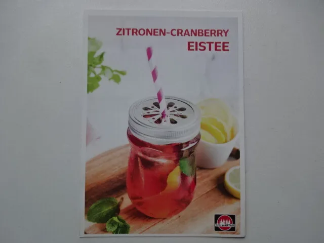 Pubblicità Schwartau / Cranberry tè freddo / posteriore preparazione istruzioni