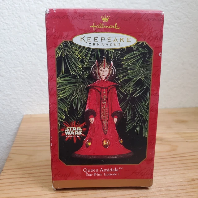 Vintage 1999 HALLMARK ORNAMENT Star Wars: Episode 1 - Queen Amidala QXI4187
