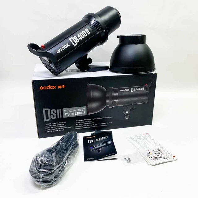 Kit de estudio GODOX DS400II | Potencia 400Ws | GN65 | Montaje Bowens | Portátil