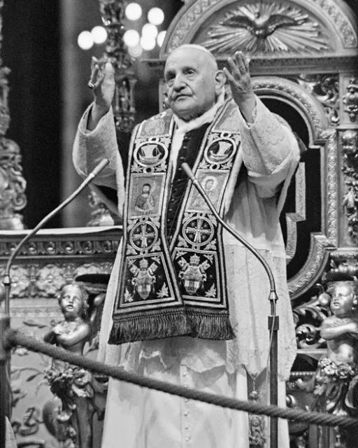 Roman Catholic POPE ST JOHN XXIII Glossy 8x10 Photo Church Print Priest Poster