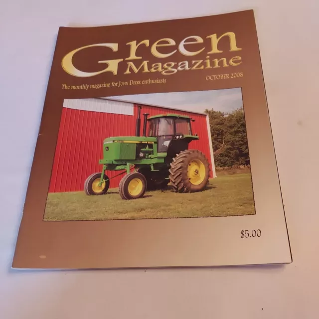 2008 October, Green Magazine For John Deere Enthusiasts, Two Row Corn Pickers