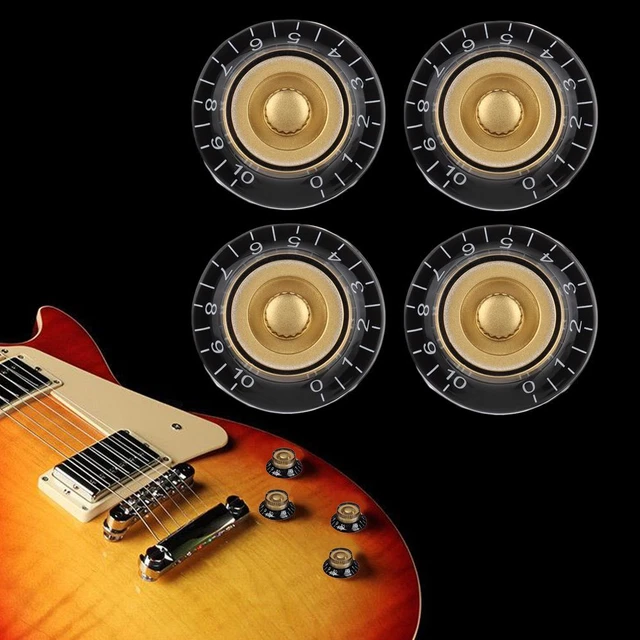 de basse Chapeau Forme Bouton Boutons de volume de tonalité For Les Paul LP