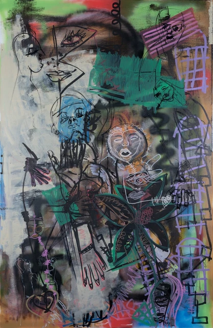 ART SINGULIER BRUT outsider dessin original encre demelis papier EUR 55,00 - FR