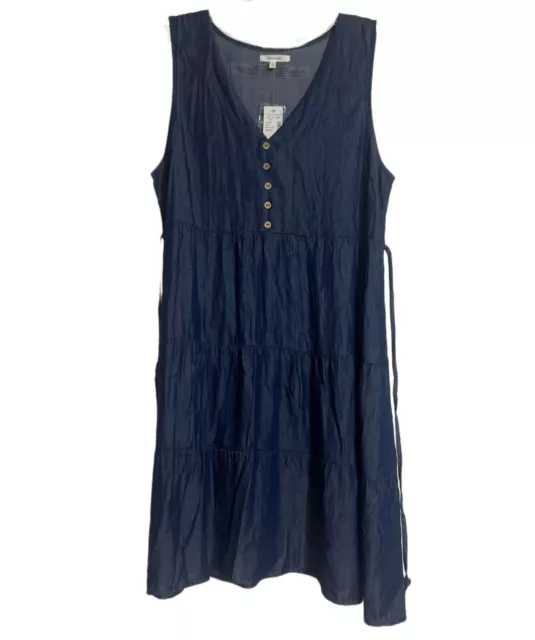 Maurices Women's Jean Casual Fun Denim Babydoll Dress Size Small NWT