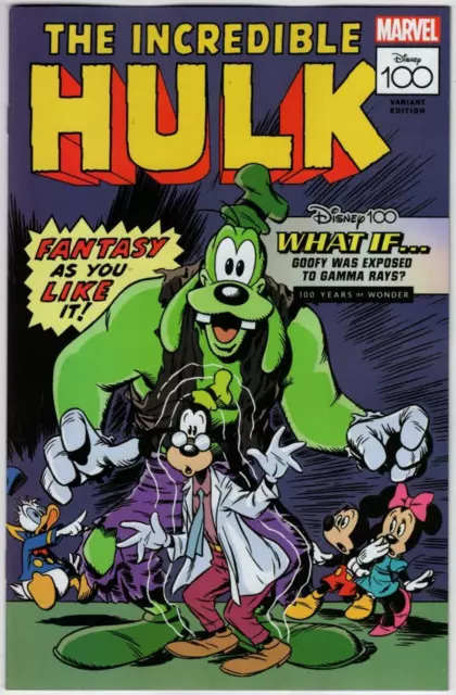 Amazing Spider-Man #21 Color Variant Disney 100 Incredible Hulk #1 Homage Marvel